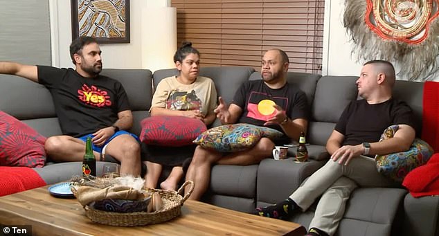 Brisbane family Kevin and partner Bob, and friends Jared and Mia, are the first Indigenous group to appear in an Australian series.  Four friends are divided over the referendum