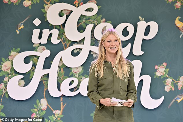 High praise: Around the time of Le Domaine's launch, Pitt was excited about the success Paltrow has had with Goop, the wellness and lifestyle brand she founded in September 2008