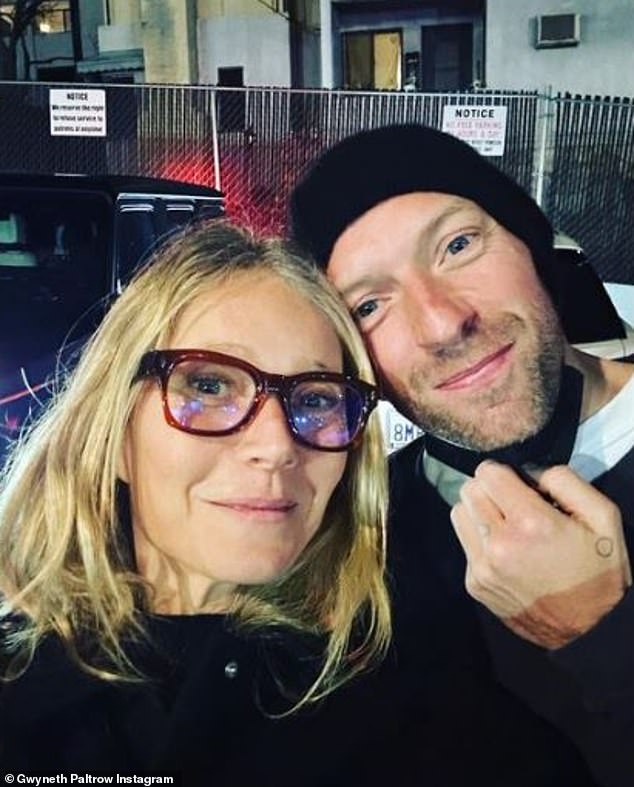 Close: Gwyneth Paltrow has revealed how she protected her children from the trauma of going through a divorce with their father Chris Martin