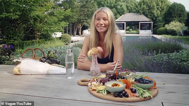 Welcome to my home: Gwyneth Paltrow gave a sneak peek into her private life - including her incredible Hamptons mansion - during an interview with Vogue 73 Questions on Monday