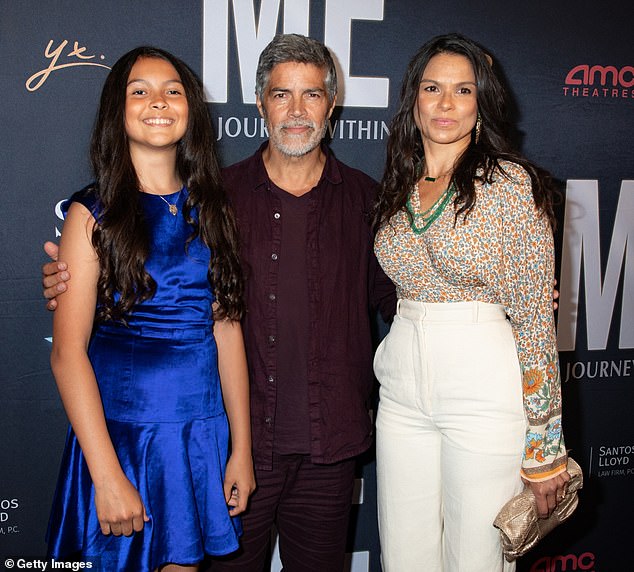 Family of three: Her mother is Brazilian star Elvimar Silva who has been with Esai since 2010. They never seem to have married.  Seen in August in LA