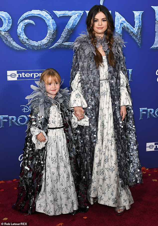 At the premiere of the film Frozen II in Los Angeles in 2019