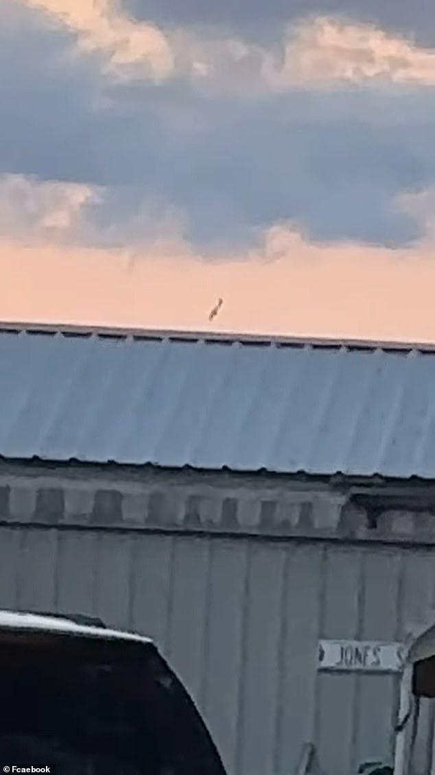 Shocking video shows a plane circling out of the sky and landing on an Oregon home Tuesday evening, in a crash that has already killed one person and hospitalized another