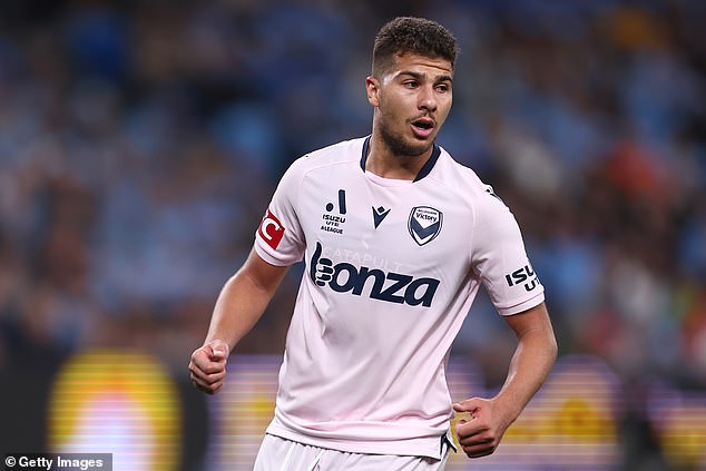 Zinedine Machach impressed on his debut for Melbourne Victory in their A-League season opener against Sydney FC