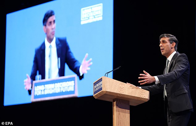 Rishi Sunak yesterday used his first speech at the Tory conference as Prime Minister to announce that he wants to raise the legal smoking age annually in a bid to try to prevent teenagers from ever using cigarettes.  Under the bold proposal, the legal age for purchasing tobacco will rise every year from 2009, meaning a 14-year-old today will never be legally sold a cigarette under the proposed legislation for England.