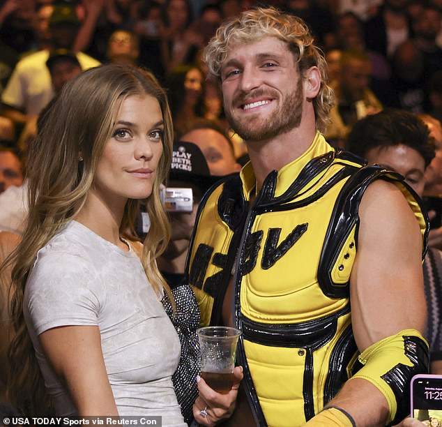 Logan Paul's fiancee Nina Agdal filed a lawsuit against his opponent Dillion Danis last month