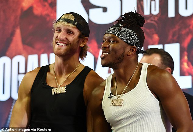 Logan Paul (left) and KSI (right) will be in action this Saturday at Misfit Boxing's latest event