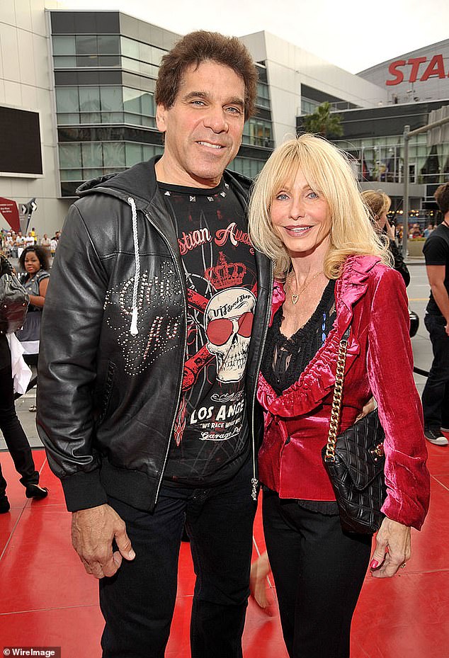 Lou Ferrigno is pictured with his wife Carla in 2009.  Last month he confirmed that she has advanced dementia