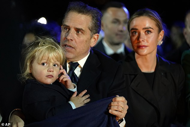 Hunter Biden's daughter Naomi (right) allegedly vandalized the United States Capitol while working as a Senate page in 2011