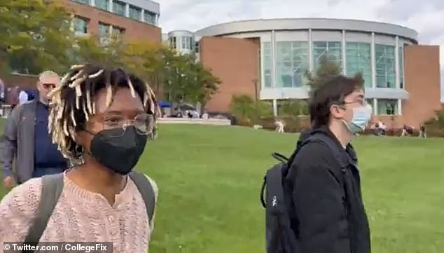 On October 10, two protesters walked around the Penn State University campus and threw people they perceived as 'transphobic'.