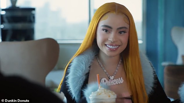 A fan: Ice Spice starred in a funny Dunkin Donuts commercial with Ben Affleck last month.  And on Wednesday, the singer opened up about what it was really like working with the Oscar-winning actor who is married to fellow Bronx-born star Jennifer Lopez.