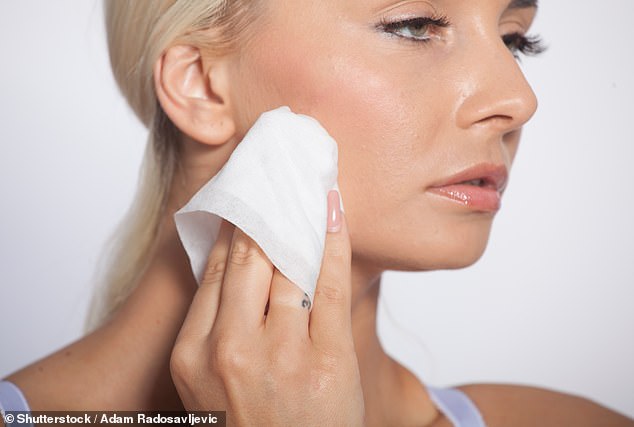 Experts say makeup removing wipes contain harsh chemicals that can strip your skin of its natural oils