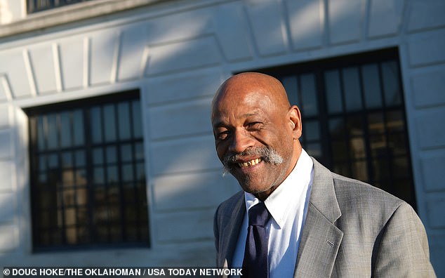 Oklahoma man Perry Lott (pictured) spent 30 years behind bars for crimes he did not commit.  He was eventually acquitted of rape and burglary after being released in 2018