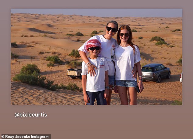 Roxy Jacenko is having a blast in Dubai and hasn't been shy about showing off her lavish trip