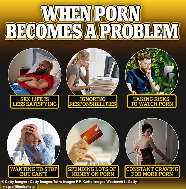 Porn can be a healthy part of a person's sex life, but when it starts to impact other aspects of life, such as family time and work responsibilities, it can become a problem.