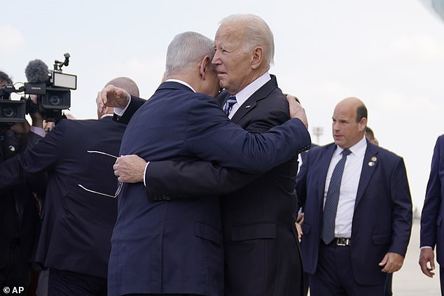 Biden was greeted by Prime Minister Benjamin Netanyahu on Wednesday morning when he arrived on Israeli soil.  Aid was one of the three main issues he wanted to raise with the Israeli leader