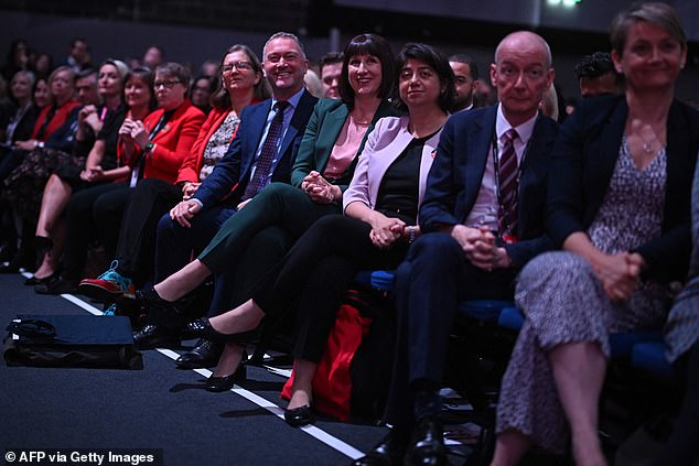 Labor would make attacks motivated by hatred of the victim's gender identity 'aggravated offences'.  Pictured are Labor ministers at the party conference in Liverpool