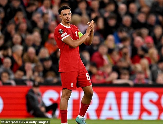 Trent Alexander-Arnold played his third game as Liverpool captain on Thursday evening as the Reds defeated Union Saint-Gilloise 2-0 in the Europa League at Anfield