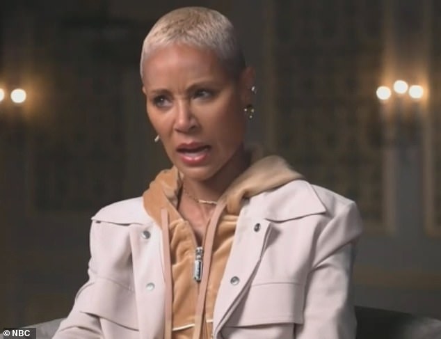 Jada Pinkett has admitted she was shocked Will Smith called her his 'wife' during his explosive outburst at the 2022 Oscars - which led to him slapping Chris Rock.