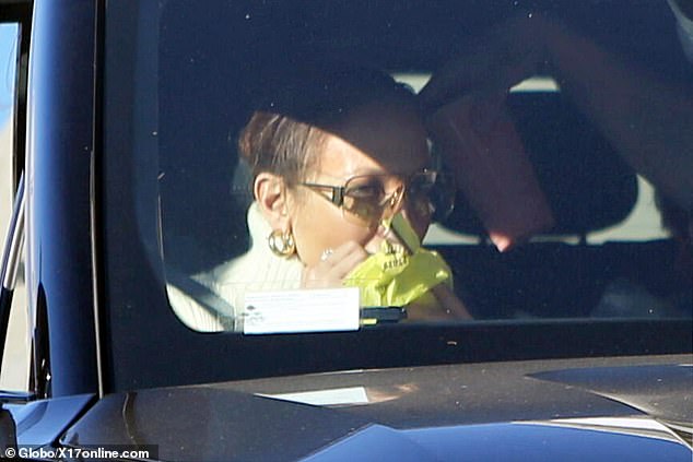 She loves it!  Jennifer Lopez and her husband Ben Affleck treated themselves to McDonald's in Los Angeles on Thursday