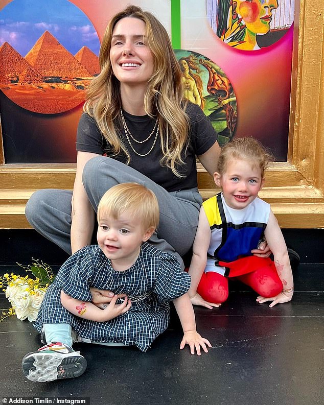 Single mom mayhem: Shortly after the breakup news broke, Addison took to her Instagram to share a message about raising the kids as a single mom