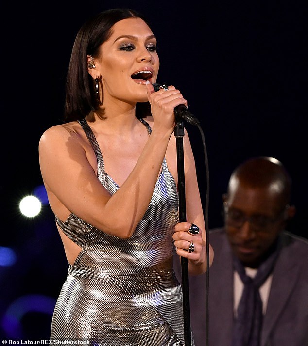 Emotional: Jessie J, 35, has shared a short snippet of a song she wrote two years ago when she discovered she had suffered a miscarriage