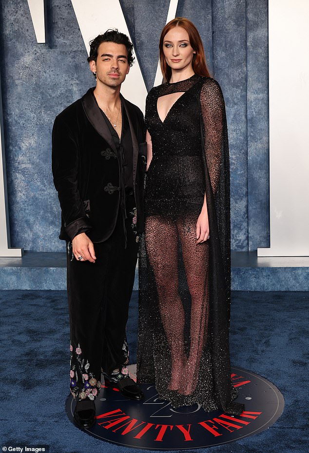 Amicable: Joe Jonas has filed to dismiss his Miami divorce case with Sophie Turner, with the pair agreeing to settle their split privately after mediation;  seen in March