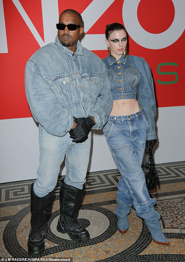 Speaking: Foxx admitted she 'turned a blind eye' to 'early red flags' in her relationship with Kanye West before ending their month-long romance (pictured in January 2022)