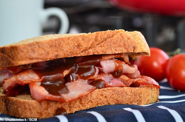 The findings suggest that eating just two bacon sandwiches, one hamburger or two-thirds of an 8 oz steak increases the risk of type 2 diabetes.