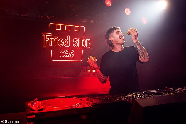 KFC and ARIA award-winning producer Luude (pictured), best known for his remix of Men at Work's Down Under, have collaborated to curate Fried Side Club