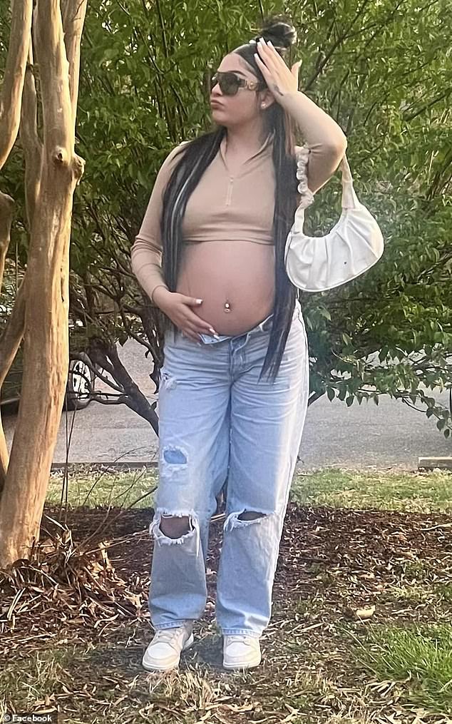 Gonzalez's friend Ashanti Hill, 19, was behind the wheel of a black Ford Taurus traveling north on Emanual Cleaver II Boulevard in Kansas City when she lost control and crashed into a tree.  Pictured: Aria Mia Gonzalez