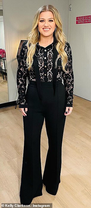 Trim!  Kelly Clarkson, 41, shocked her fans earlier this week as she revealed a much slimmer figure in a new Instagram photo.