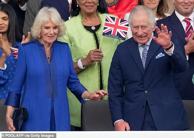 King Charles has revealed his regrets about his coronation weekend in May: he wishes he had taken his binoculars to the concert at Windsor Castle (pictured)