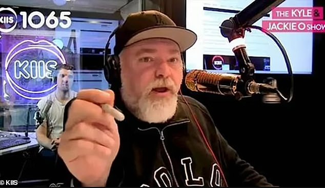 Kyle Sandilands, 52, (pictured) has spoken for the first time about a woman who stole his heart while they worked together in a radio studio early in his career.