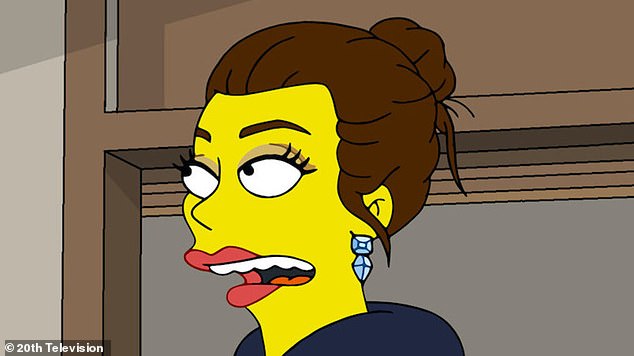 From Calabasas to Springfield!  Kylie Jenner has become the latest celebrity to join the world of The Simpsons