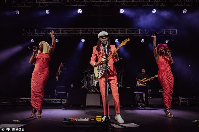 Chaka Khan, 70, and Nile Rodgers, 71, (center) proved they've still got it after decades of dominating the American music industry