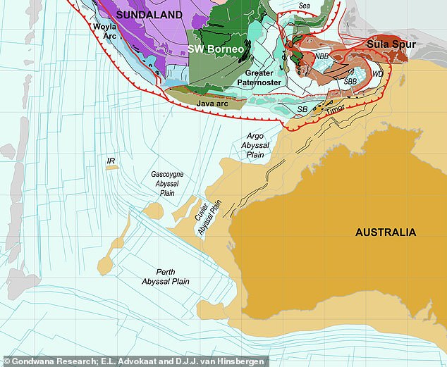 The existence of Argoland was implied by the existence of a void in Western Australia called the Argo Abyssal Plain.  Argoland fragments have been found in present-day Southeast Asia