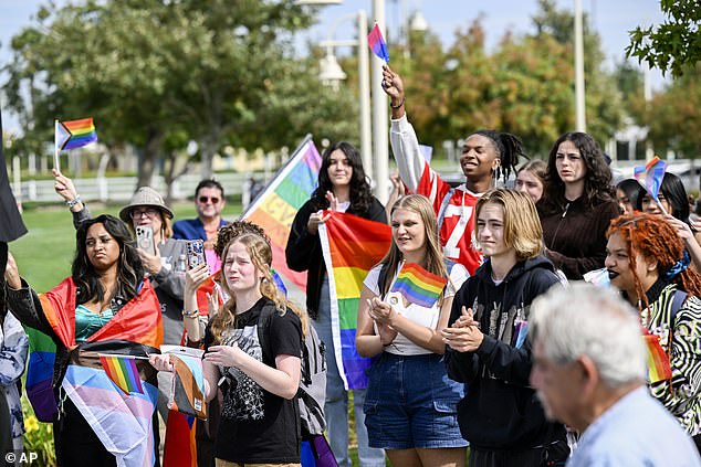 Los Angeles elementary schools with students aged five and up will take part in a weeklong celebration of 'National Coming Out Day' starting Monday