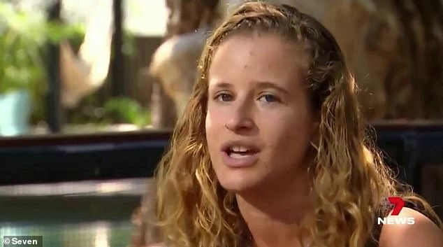 Gal, 25, (pictured) has been living on Queensland's magnet island and working as a barista, but will now return to her homeland of Israel to fight against Hamas in the war.