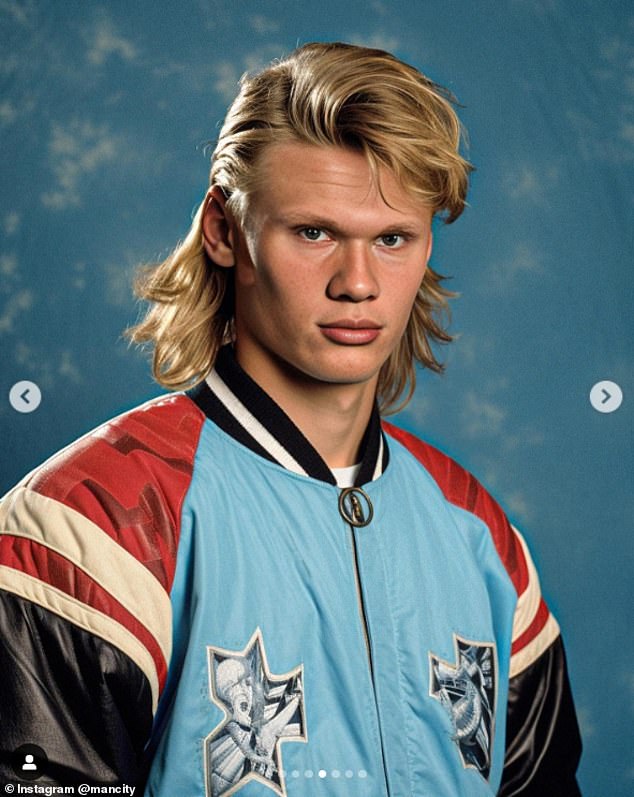 Manchester City fans thought Erling Haaland's AI likeness looked like a bully from an American high school movie