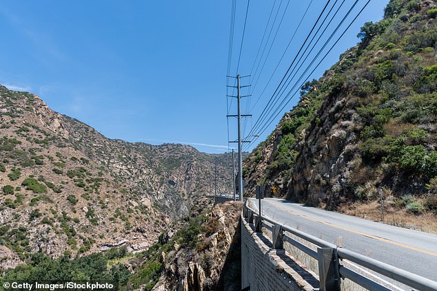 A man died Monday after his car rolled off Malibu Canyon Road near Pacific Coast Highway in Malibu, California and plunged over a cliff.