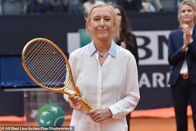 Martina Navratilova last night criticized US Secretary of the Interior Deb Haaland's promotional stunt with drag queen Pattie Gonia