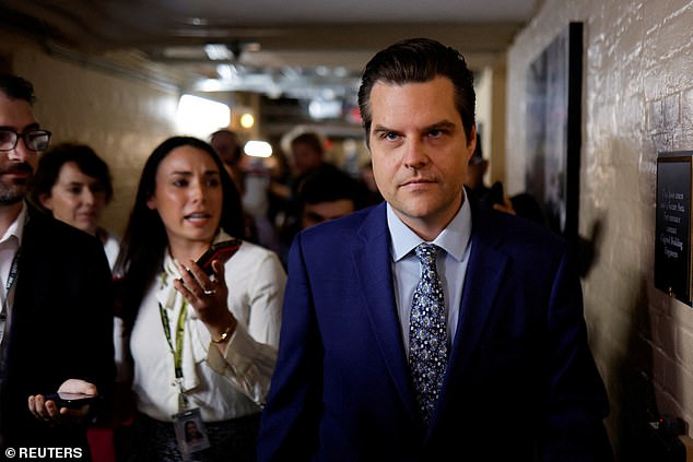 Rep.  Matt Gaetz (R-FL) criticized a decision by Rep.  Patrick McHenry (RN.C.), the new interim chairman pro tem, to send lawmakers home.  He wanted to go to the elections earlier