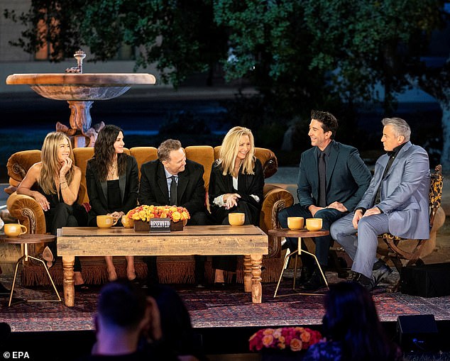 Friends for life: Perry would share his gratitude for all the efforts of his Friends castmates to support him as he struggled with drugs and alcohol: All six Friends stars will appear on the reunion show in May 2021