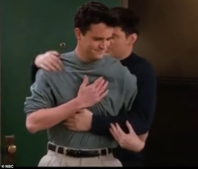 Best Friends: A poignant scene in Friends that shows a tender moment between Joey and Chandler has resurfaced following the death of Matthew Perry