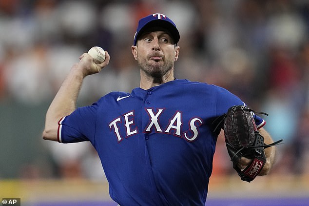 Texas Rangers pitcher Max Scherzer will start Game 3 of the World Series on Monday