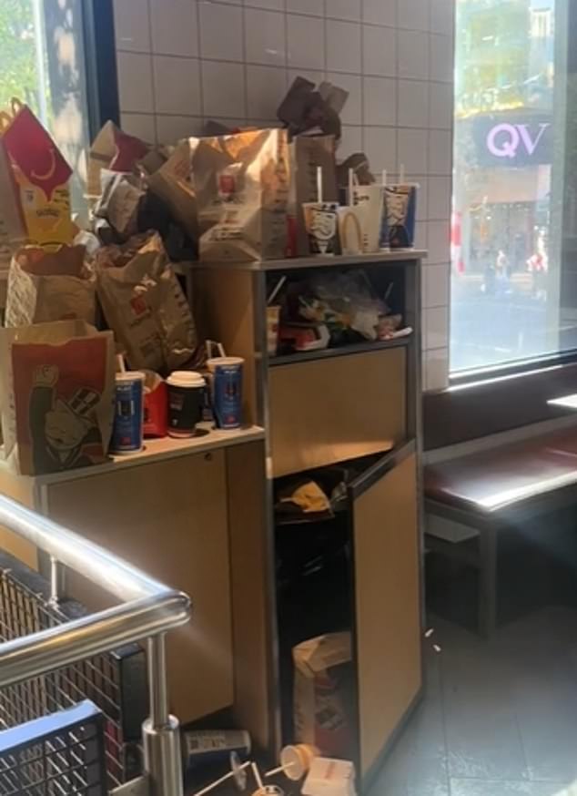 A young woman shared a scathing review of the McDonald's on Swanson Street in Melbourne's CBD