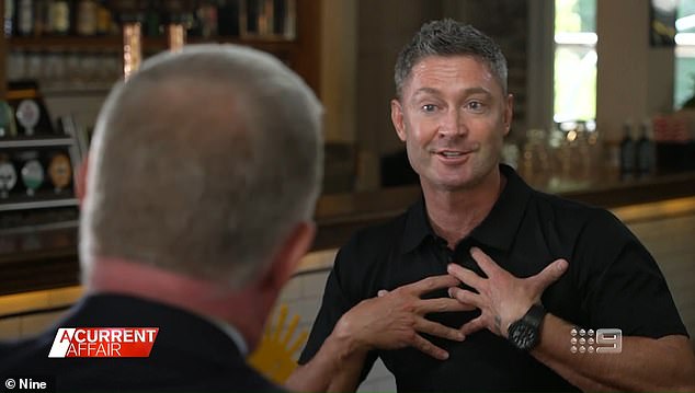 The former Australian cricket captain spoke to the Nine Network program on Tuesday to launch a new product from the Australian Bitters company.  But Clarke was instead peppered with questions about that infamous Noosa fight