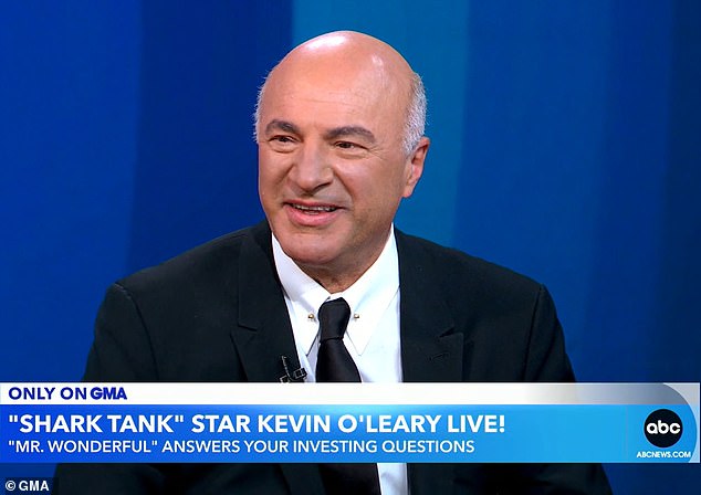 Kevin O'Leary (pictured) revealed how much earners should invest in their 401(K) each year to ensure a comfortable retirement