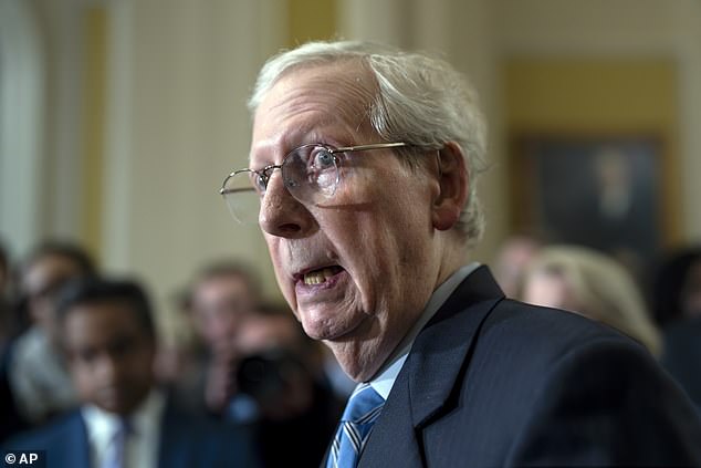 Senate Minority Leader Mitch McConnell called Democratic efforts to subpoena prominent billionaires linked to the Supreme Court and a judicial activist 